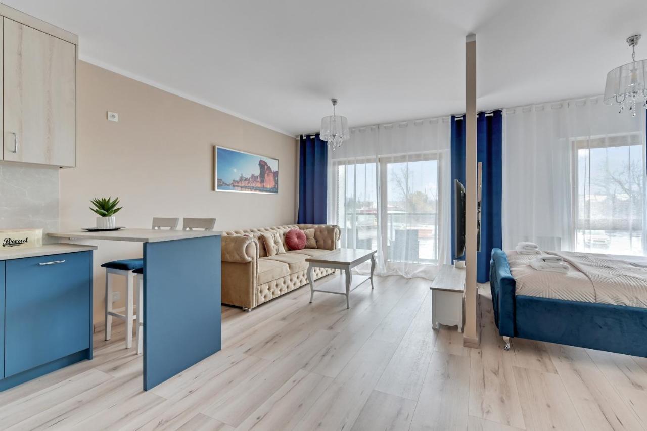 Nadmotlawie Riverside - Gym & Free Parking By Downtown Apartments Gdansk Ngoại thất bức ảnh