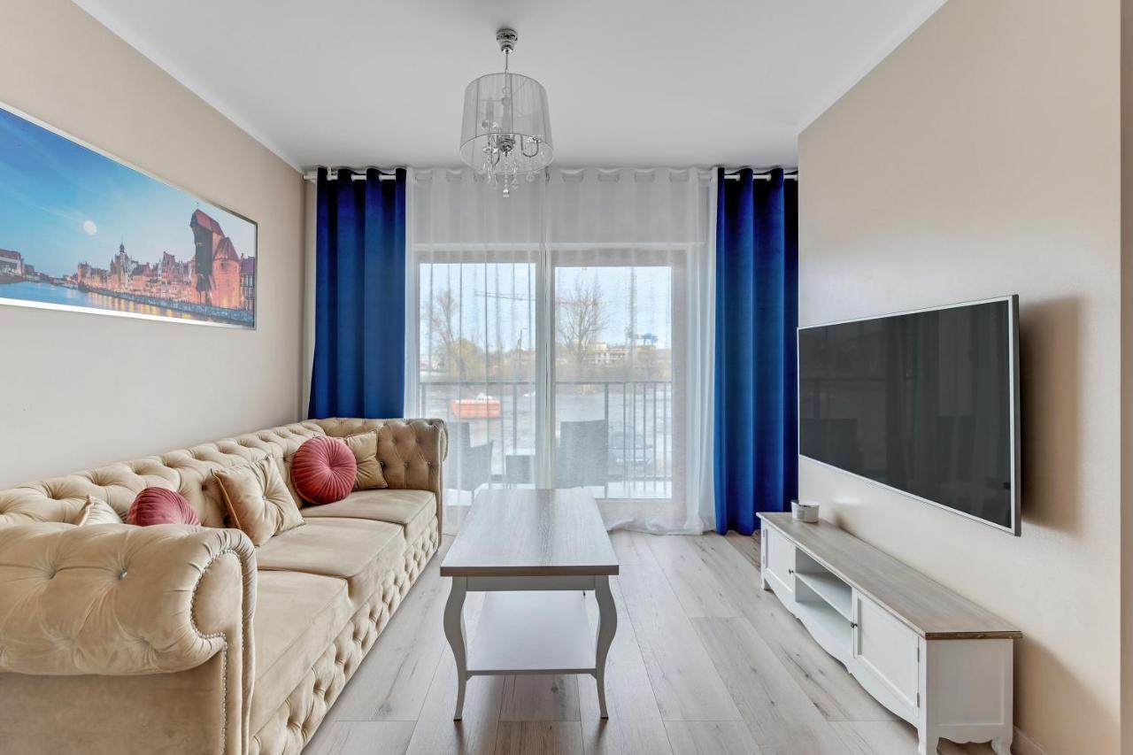 Nadmotlawie Riverside - Gym & Free Parking By Downtown Apartments Gdansk Ngoại thất bức ảnh