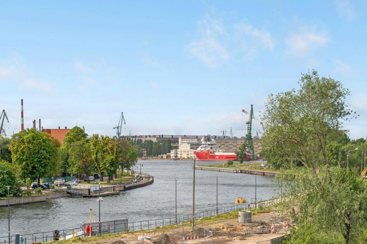 Nadmotlawie Riverside - Gym & Free Parking By Downtown Apartments Gdansk Ngoại thất bức ảnh