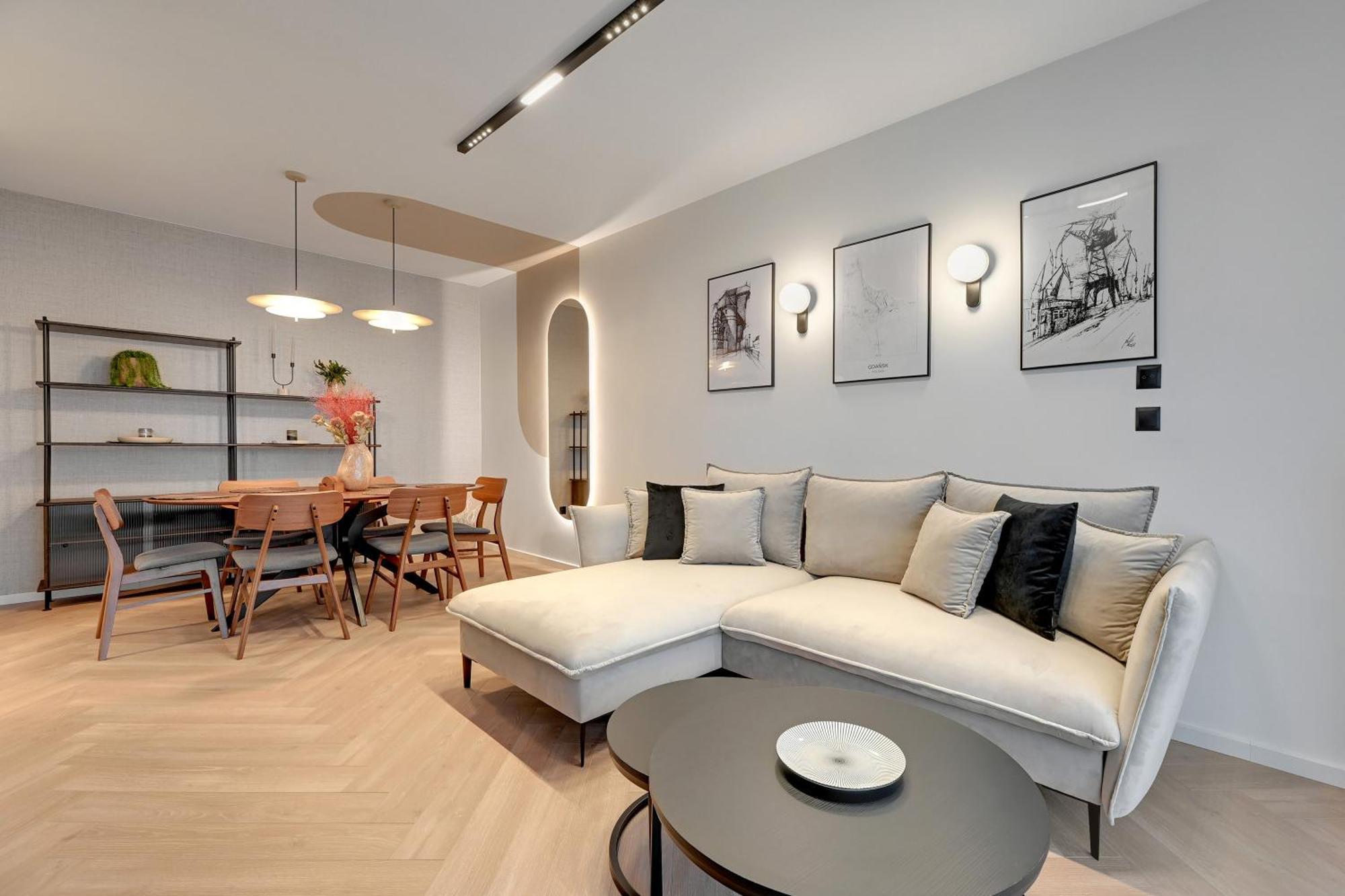 Nadmotlawie Riverside - Gym & Free Parking By Downtown Apartments Gdansk Ngoại thất bức ảnh