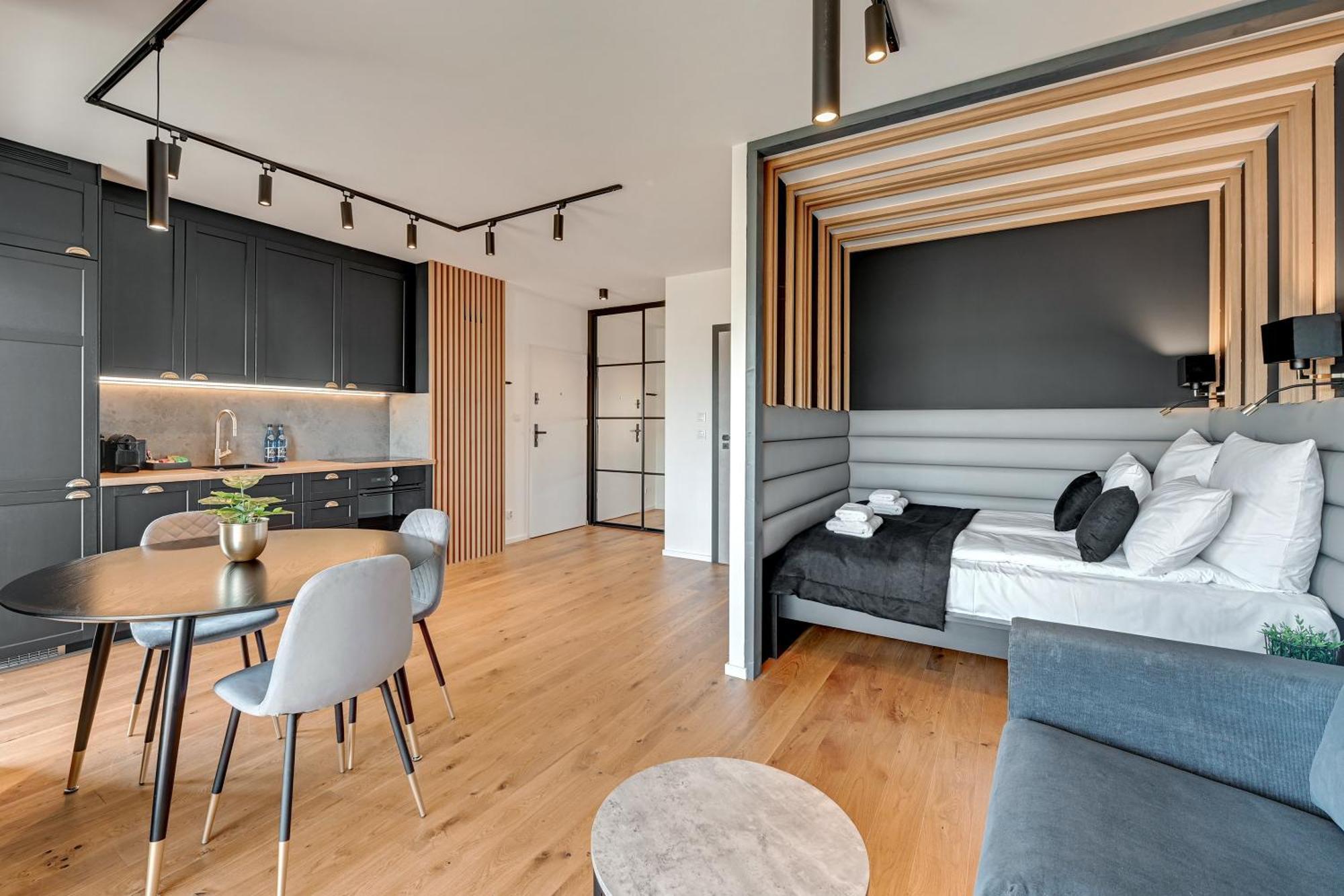 Nadmotlawie Riverside - Gym & Free Parking By Downtown Apartments Gdansk Ngoại thất bức ảnh