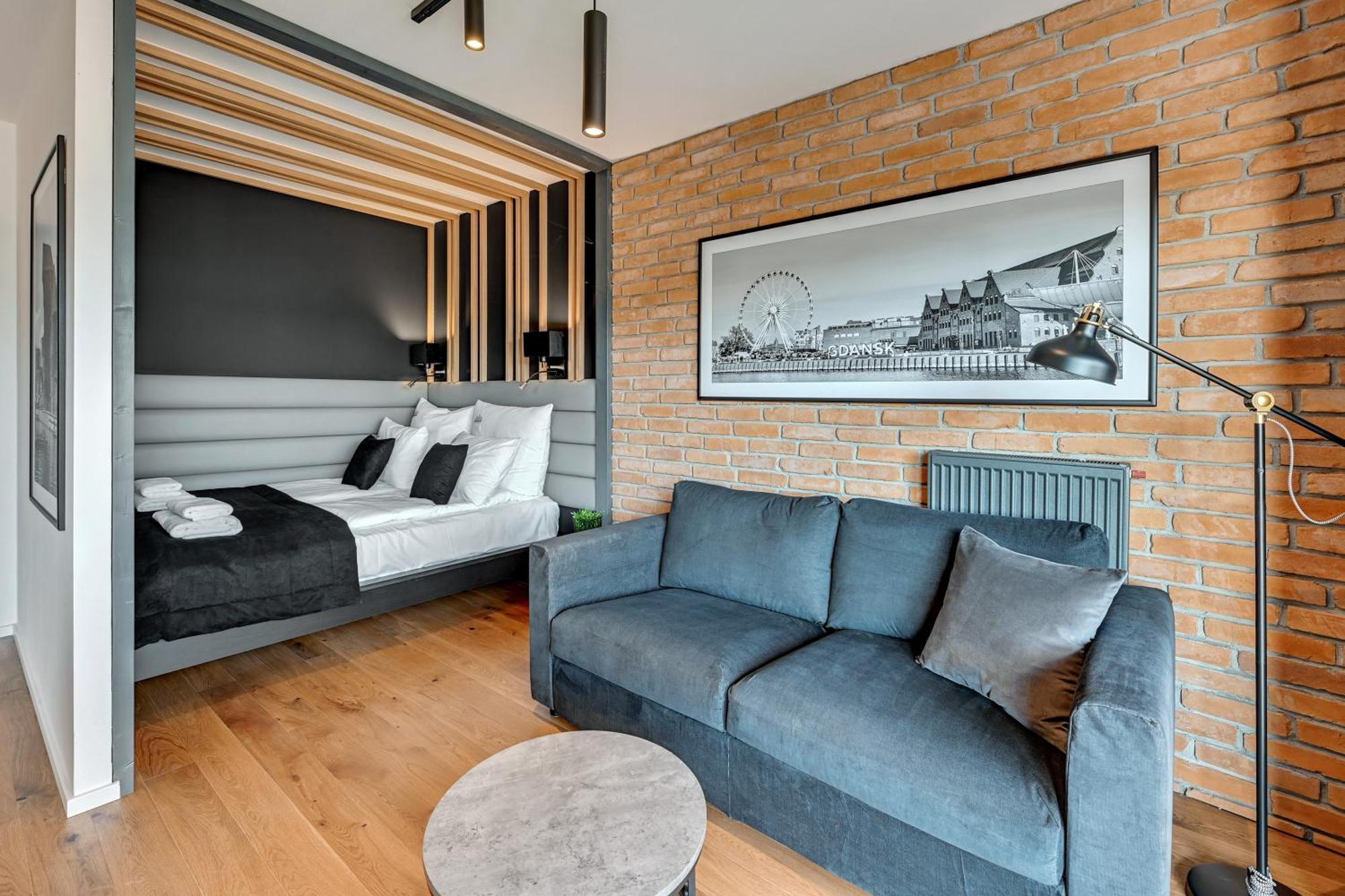 Nadmotlawie Riverside - Gym & Free Parking By Downtown Apartments Gdansk Phòng bức ảnh