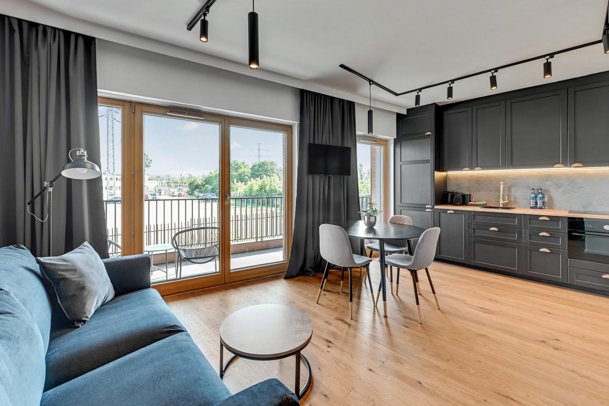 Nadmotlawie Riverside - Gym & Free Parking By Downtown Apartments Gdansk Phòng bức ảnh